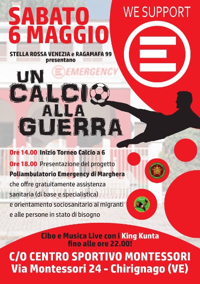 Stella Rossa Venezia un calcio alla guerra