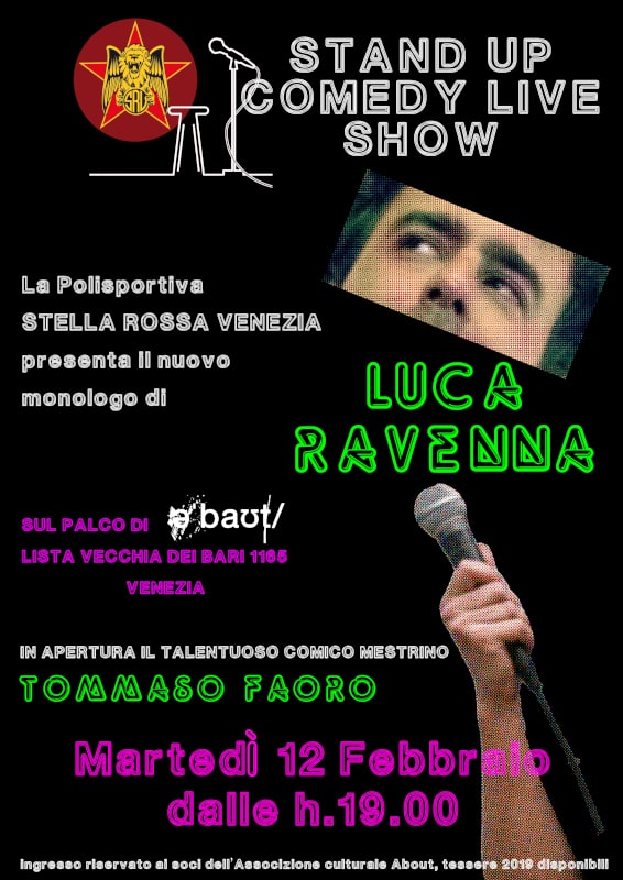Stella Rossa Venezia Stand Up Comedy