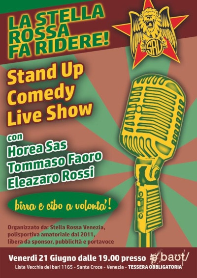 Stella Rossa Venezia Stand Up Comedy