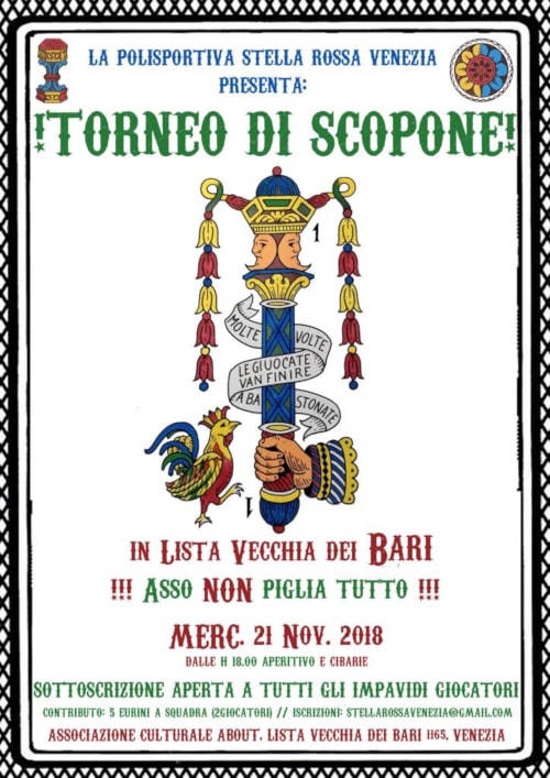 Stella Rossa Venezia Torneo Scopone