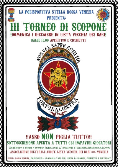 Stella Rossa Venezia Torneo Scopone